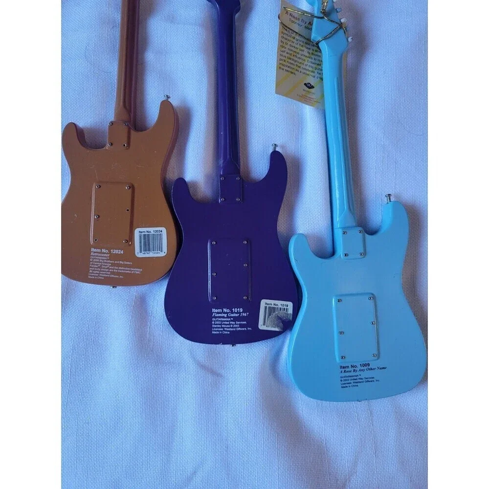 Vtg Guitarmania Collectors Edition Mini Fender Guitar. A Rose By Any Other Name